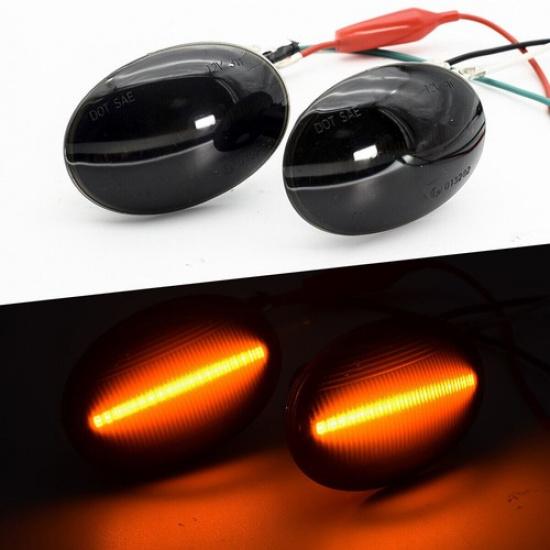 Side Repeater Light Indicator Dynamic LED For BMW MINI Cooper R55 R56 R57 R58