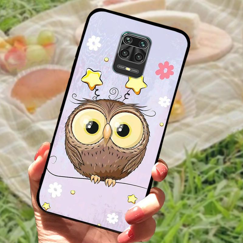 For Xiaomi Redmi Note 9 Cases Soft TPU Silicon Cartoon Phone Back Cover On Redmi Note 9 Pro Coque Note 9s Note 9 s Bumper Fundas