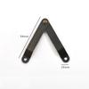 2pcs Lid Support Hinges Antique Bronze Wooden Box Positioning Tripod Furniture Hinge Hardware Bracket Cabinet Door Accessories