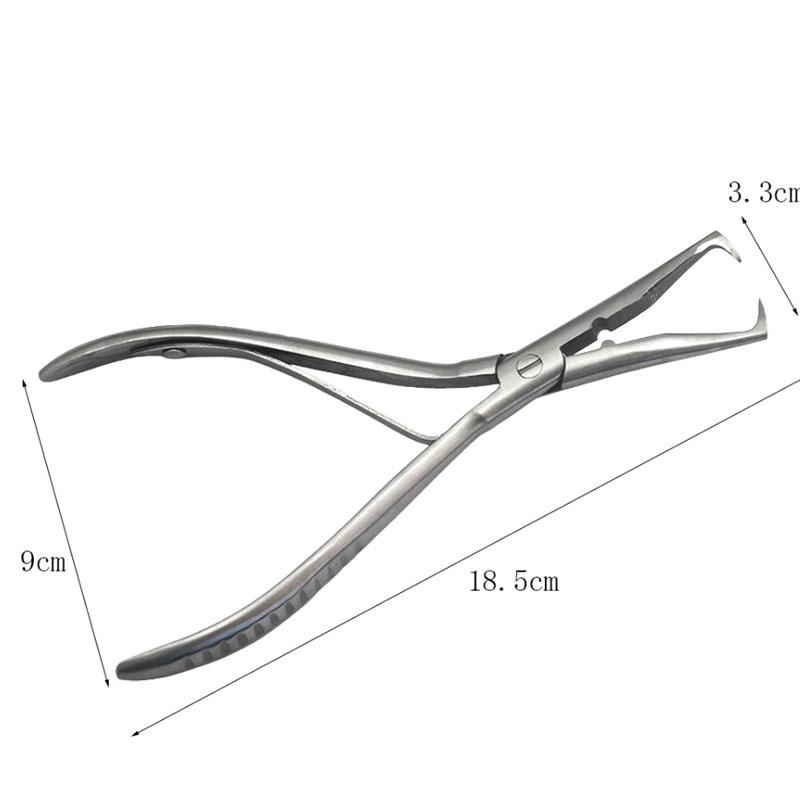 Clește de extensie a părului din oțel inoxidabil 1 bucată cu mărgele/inele/legături pentru deschizător de legături Instrument de extensie a părului