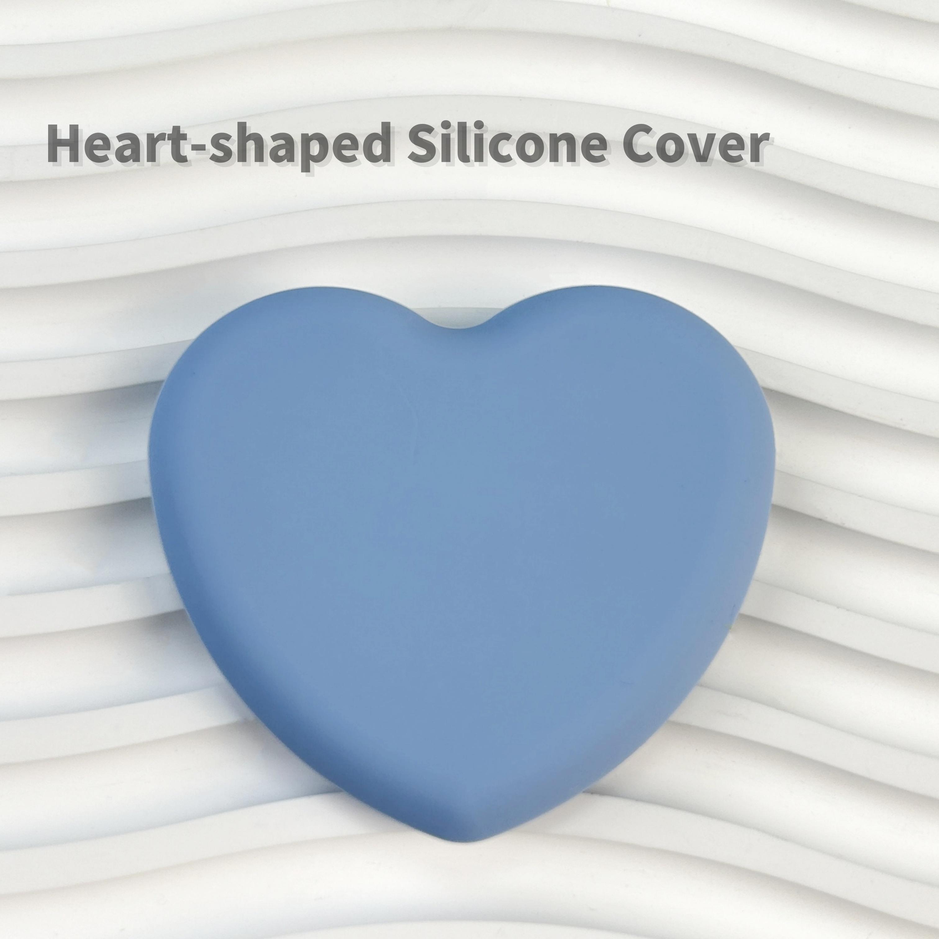 

Силиконовый чехол в форме сердца для Pocket Socket (Только силиконовый чехол)Силиконовый чехол для телефона Складная подставка-держатель синий