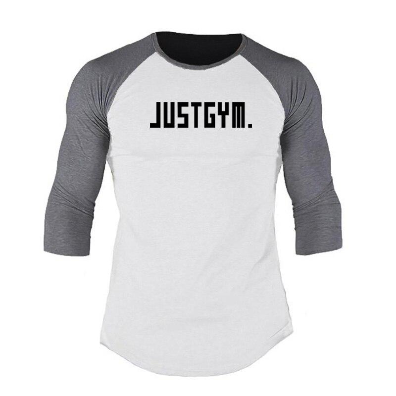 

Muscleguys, новая модная хлопковая осенняя одежда, футболка с вышивкой, мужская тонкая рубашка с короткими рукавами и верхом XXL белый