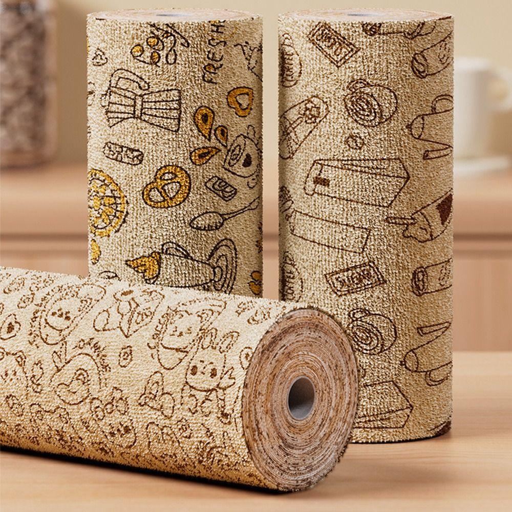 1/2Roll Microfiber Kitchen Cleaning Cloth Tearable Kitchen Towels  Wet and Dry Use