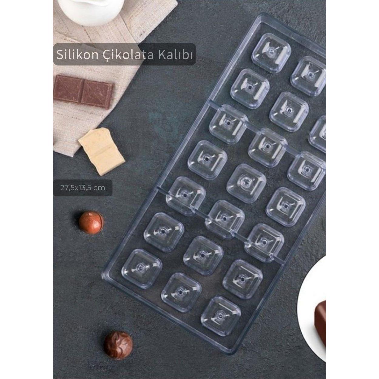 

Square Chocolate Mold Polycarbonate 27.5X13.5 cm