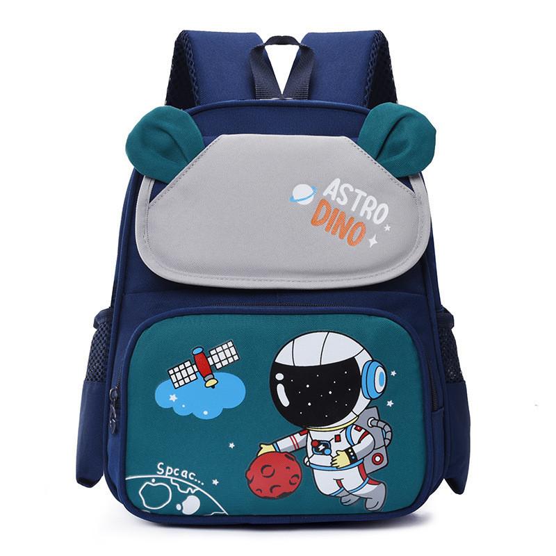 Lightweight Nylon Kindergarten Backpack For Kids With Fun Cartoon Prints And Gender Neutral