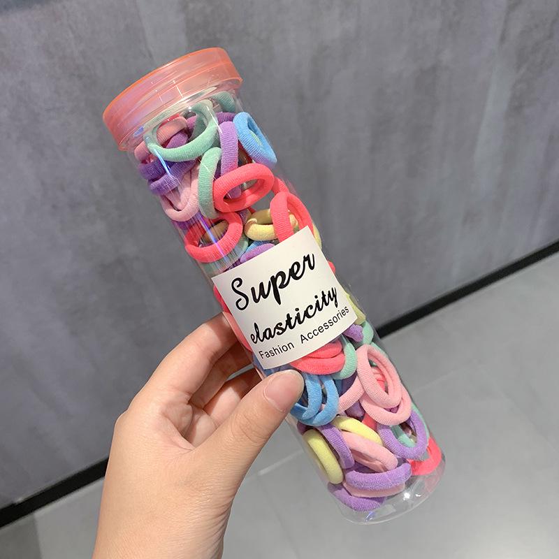 Elastic Hair Tie for Children and Women - Soft, Hair-Friendly Rubber Bands for Little Girls and Babies