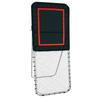 Folding Lacrosse Rebounder for Backyard, 3x8 Ft Volleyball Bounce Back Net, Pitchback Throwback Baseball Softball Return Training Screen, Adjustable