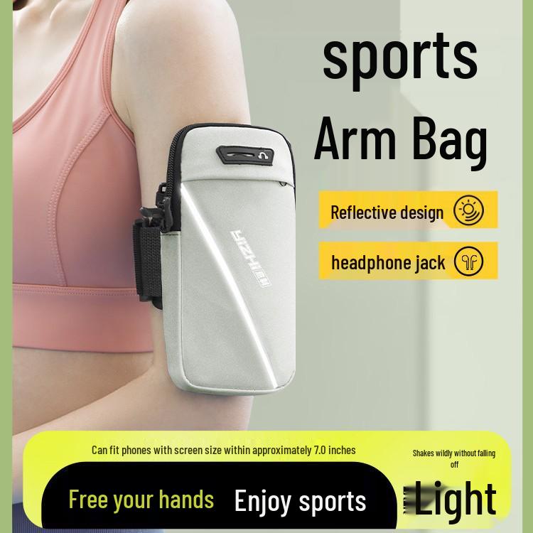 Waterproof Sports Armband for Phones - Thin Fitness Sleeve & Wrist Bag for Men and Women