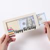 Birthday Wooden Wallet  Birthday Cash Wallet Gift Happy Birthday Party Decoration Kids Adult Birthday Party Supplies Favor