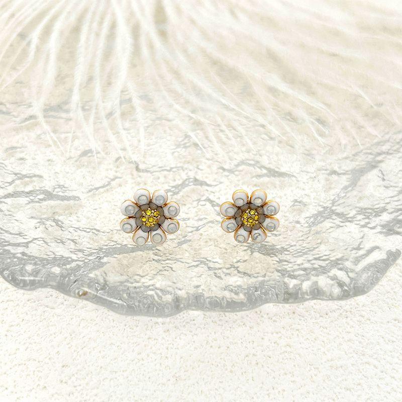 Pastoral Small Flower Earrings Stud Earrings