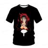 2025 New Naruto Kids' T-Shirt Kakashi Print Casual Harajuku Style Top for Boys & Girls