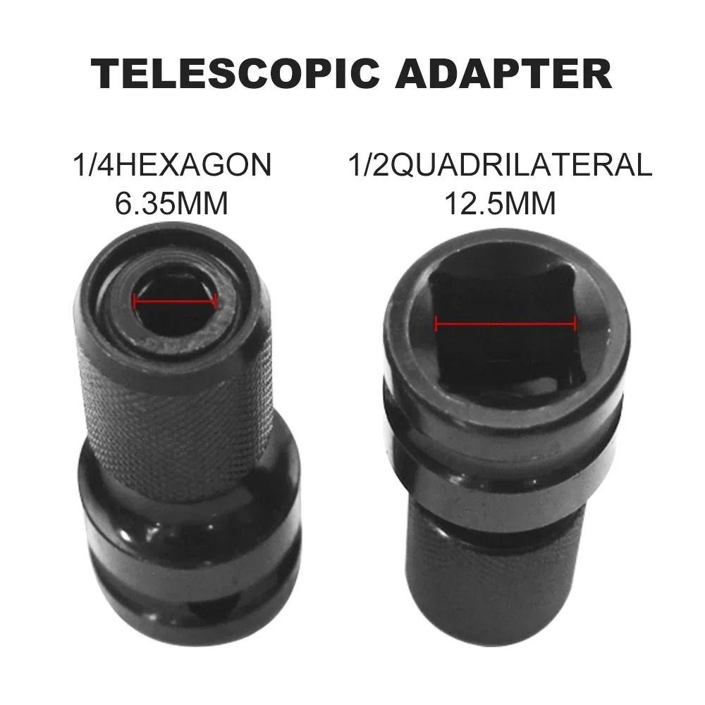 1Pcs Quick Release Tools Impact Wrench Socket Set Hex Ratchet Sleeve Adapter