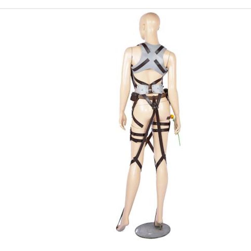 

Attack On Titan Shingeki No Kyojin Recon Corps Harness Belt Costume Hookshot Регулируемые ремни Косплей Ремни Бесплатная доставка как