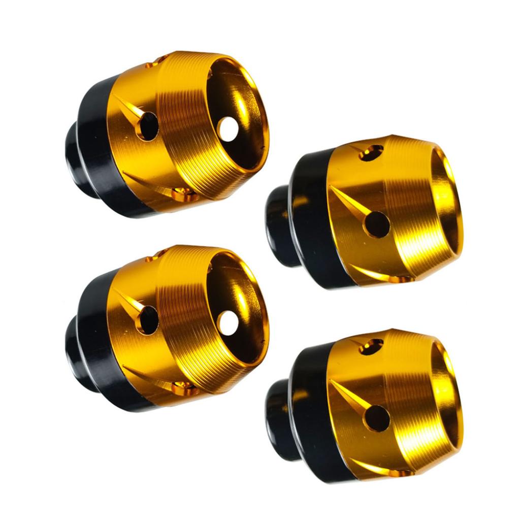 Motorcycle Front Fork Frame Slider CNC Aluminum Alloy Front Fork Frame Sliders Wheel Crash Protector Golden