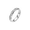 Niche Light Luxury Full Diamond Stainless Steel Women's Ring, Colorfast & Fashionable, Titanium Steel Band, Perfect for Couples