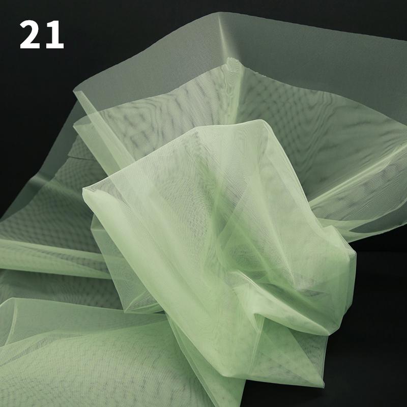 100x160cm Hard Tulle Mesh Fabric for DIY Wedding Dress Skirt Yarn Cloth Decoration Fabric by Per Meter Polyester Stiff Mesh New