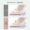 Toe Filler Half Insole: Convert Large To Small - Forefoot Anti-Slip Pad for High Heels