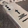 Simple Christian Cross Phone Cover Case for Samsung Galaxy S26 S21 S22 FE S20 Plus S24 Note 20 Ultra 10 S23 Ultra S25 Edge