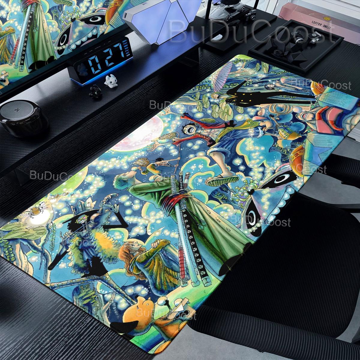 Mouse Pad one piece Mousepad Game Rubber Mini Pc Keyboard Pad Laptop Computer Speed Extended Desk Mat Computer Gaming Acessories 40x80x0.2cm