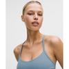 Lululemon Flow Y Bra Light Support  C D Cup  Evolve Steel Blue