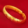 Meteor Shower Heart Sutra Open Bracelet Women's Solid Bracelet High-end Accessories