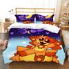 Set Biancheria da Letto Stampa 3D GattoSonno X CaneGiorno Copripiumino Trapunta Copriletto Copripiumino Federa 2-3 Pezzi Set Decorazione Camera da Letto