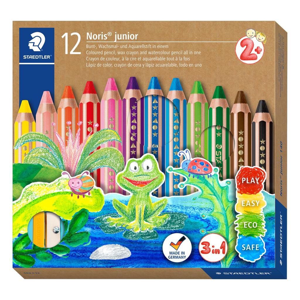Staedtler Colored 12 Norris Junior Watercolor 140 C12 Pencils, Colors, Pencils,