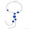 Versatile Women's Long Necklace Trendy Temperament Jewelry Disc Hollow Geometric Chain Necklace Earrings Cover