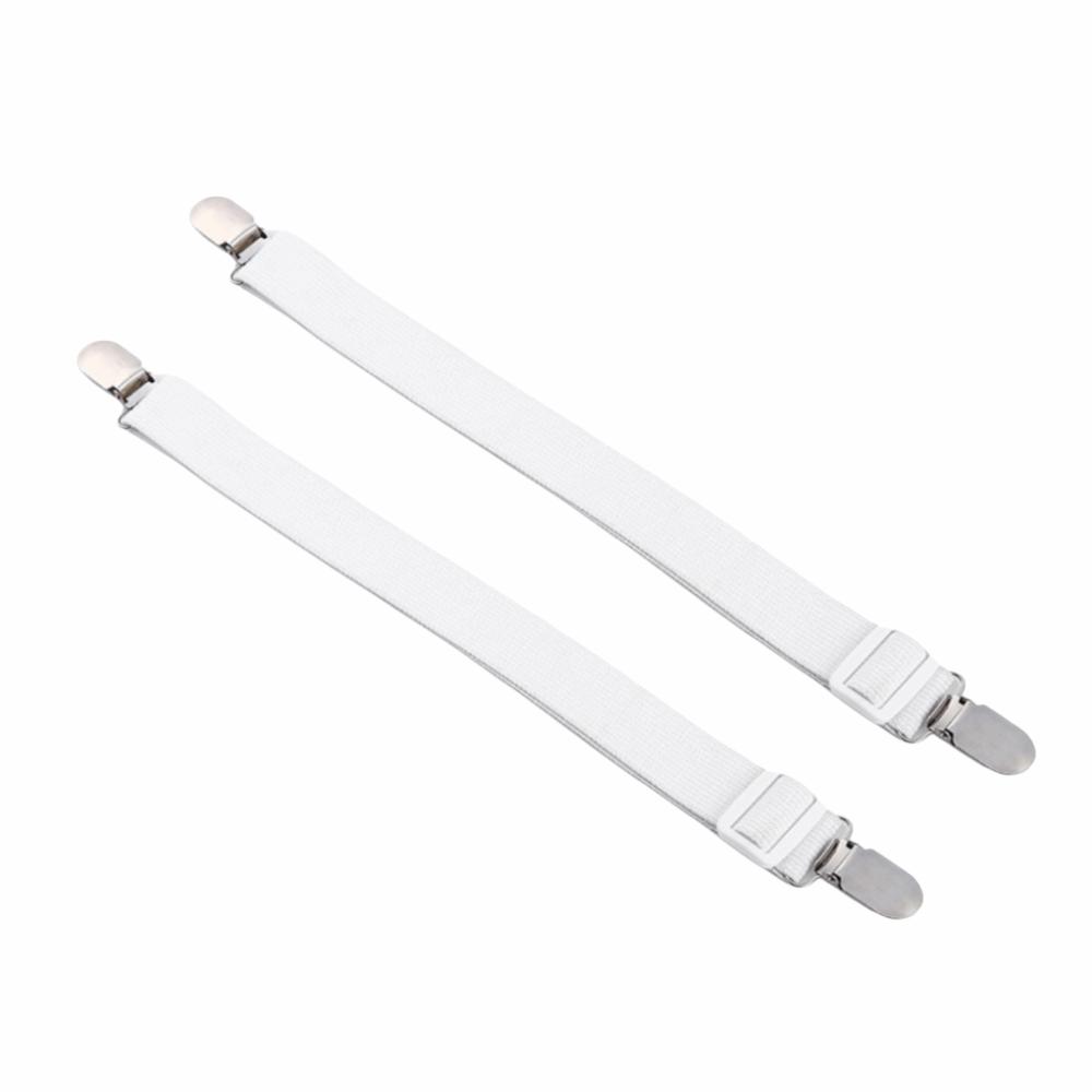 

Adjustable Elastic Bed Sheet Clip Duckbill Clip Elastic Band Bed Sheet Holder Non-Slip Design Rubber Fasteners for 2psc/set білий