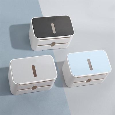 Waterproof Toilet Paper Holder Home Storage Rack Bathroom Foldable Hanger Tissue Box Shelf Wall Mounted Roll Paper Holder Rack
