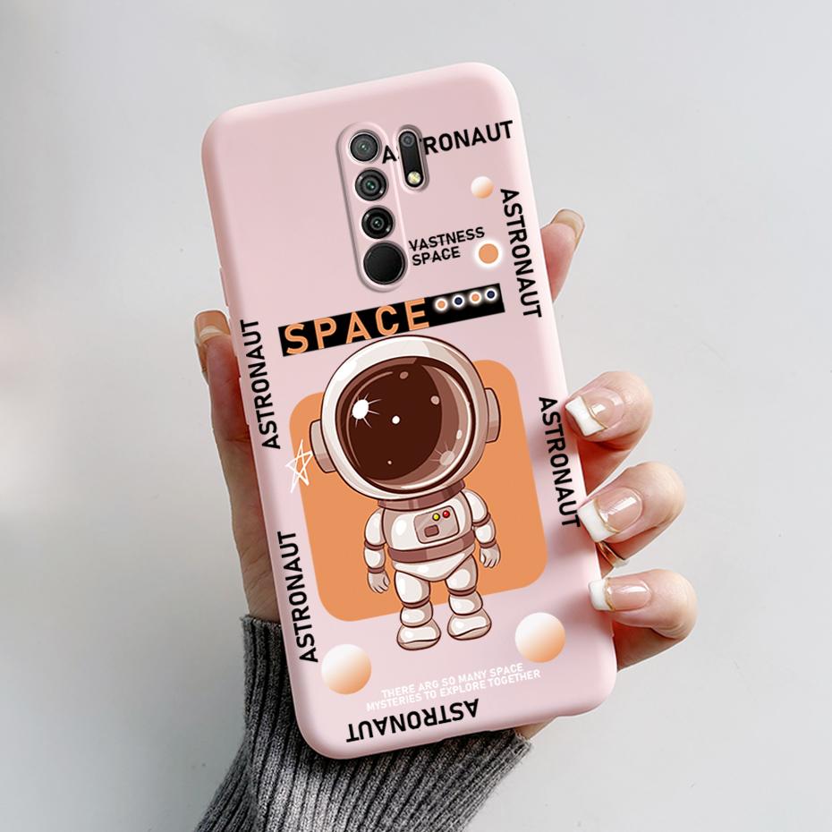 For Xiaomi Redmi 9 Cute Cartoon Cover For Xiaomi Poco M2 Reloaded Phone Coque For Xiaomi Redmi 9 Prime Soft Protective Covers