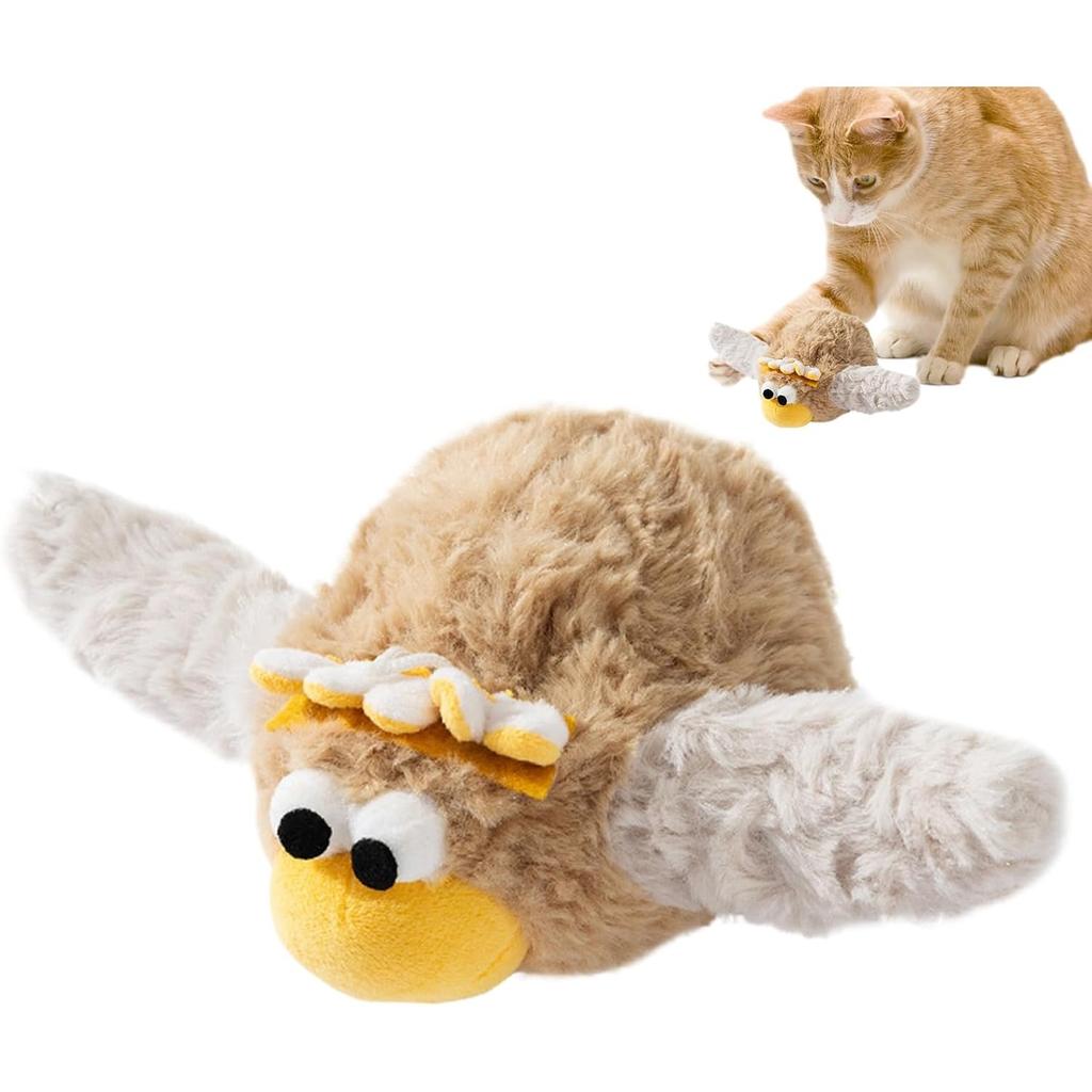 Lanyard Configuration, Simulated Bird Sounds, Cat Toy, Suitable for Indoor Cats To Play, Electric Simulated Pet Toy, for Chasing and Playing