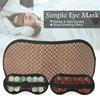 Natural Jade Stone Germanium Eye Mask Magnet Therapy Sleeping Eyeshade Health Care