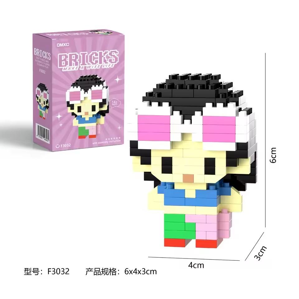 One Piece Building Block Set, Luffy and Zoro Figures, Anime Action Figures, Nami and Usopp Toys, Children's Toy Gifts