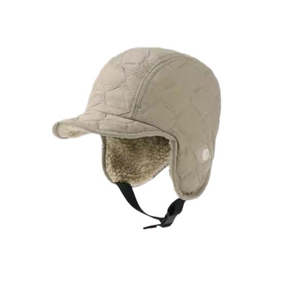 Yousheng Lei Feng Hat Waterproof Winter Hat with Ear Flaps Solid Color Thickened Plush Lining Windproof Cold Resistant Outdoor Cap