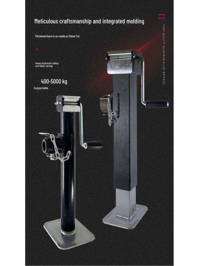 Trailer Jack Flat Support 400-5000 Kg for RV Car with Various Accessories