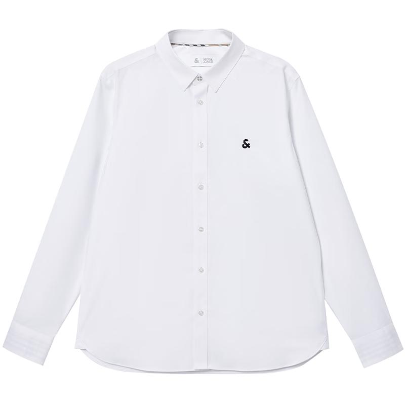 JACK&JONES Men s Wrinkle-Resistant Long-Sleeve Shirt M