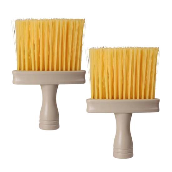

2Pcs Cleaning Brush High-Density Soft Bristles Non-Slip Handle Dust Removal Brush Electronics Keyboard Car Interior Cleaning Scrubber