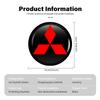 8/12/20PCS Car Remote Control Key Badge Emblem Stickers Decorat Accessory For Mitsubishi Lancer ASX Pajero Mirage Attrage