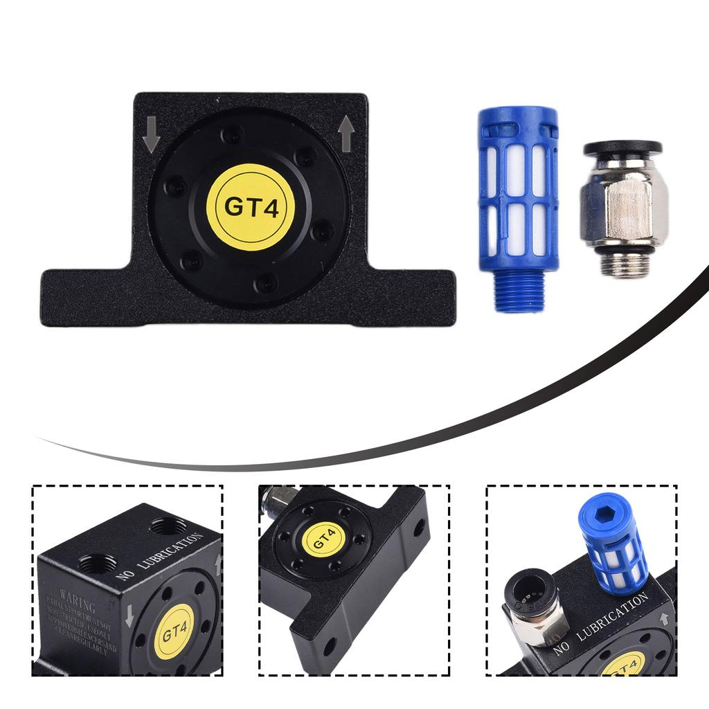 Pneumatic Vibrator Aluminum Alloy Turbine Pneumatic Vibrator Industrial Air PneumaticVibrator GT-04 For Vibrating Table Filter