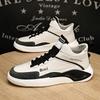 Medium Top Cotton Cotton Shoes Men's Shoes Leather Versatile Trend Winter Sports Board Shoes