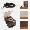 Rieibi PU Leather Protective Camera Case for Instax Mini LiPlay Instant Camera Case for Instax mini Liplay with Adjustable Strap -