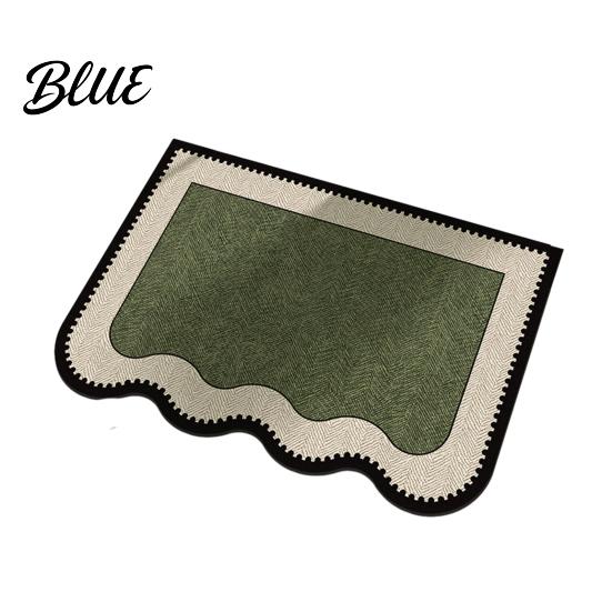 Soft Absorbent Floor with Anti-Slip Super Bath Door Mat Mat Bathroom Retro Rug Nordic Style