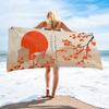 Japanisches Kirschblüten Strandtuch Design Gemustert Sonnenschutz Und Winddicht Geeignet Für Schwimmbad Camping Reise Decke