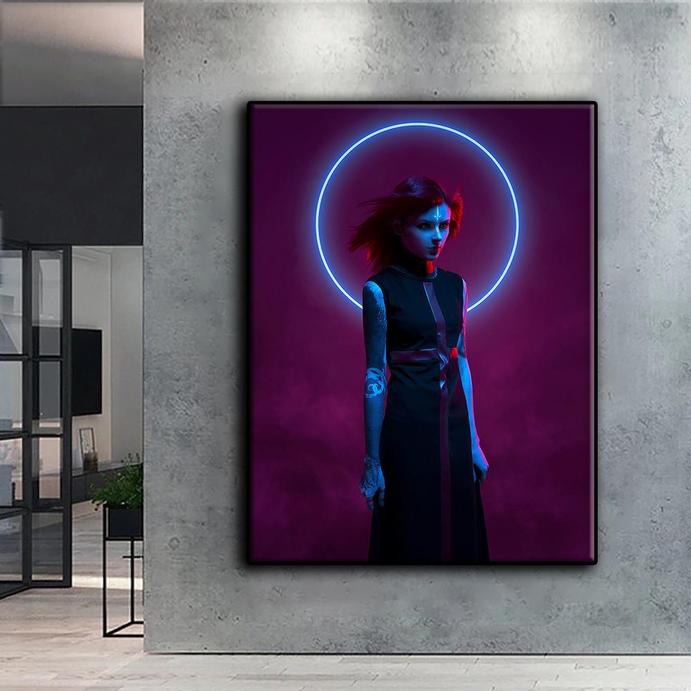 Cross Stitch Kit DIY Diamond Embroidery Cyberpunk Sexy Art Diamond Painting Home Decor