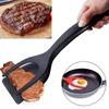 Shovel Clip Silicone Grip Flip Tongs Egg Steak Spatula Tongs Clamp Pancake Fried Turners Cooking Tool Kitchen Accessories