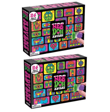 Advent Calendar Gift for Children 24 Day 3D PVC Dolls Countdown Christmas Year Surprise Gifts