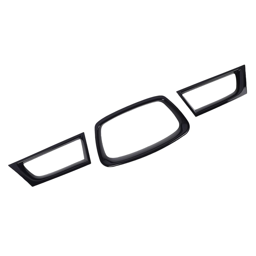 3 PCS Front Grille Overlay Cover Decorative Front Grille Surround Trim Replacement for       9th Generation 2006-2007
