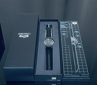 Unbenutzter Artikel Sofortige Lieferung Limitiert auf 550 Stück Japan SEIKO 5 Sports SBSA207 55. Jubiläum Kamen Rider Kollaborationsmodell Five Herren Schwarz Spezial
