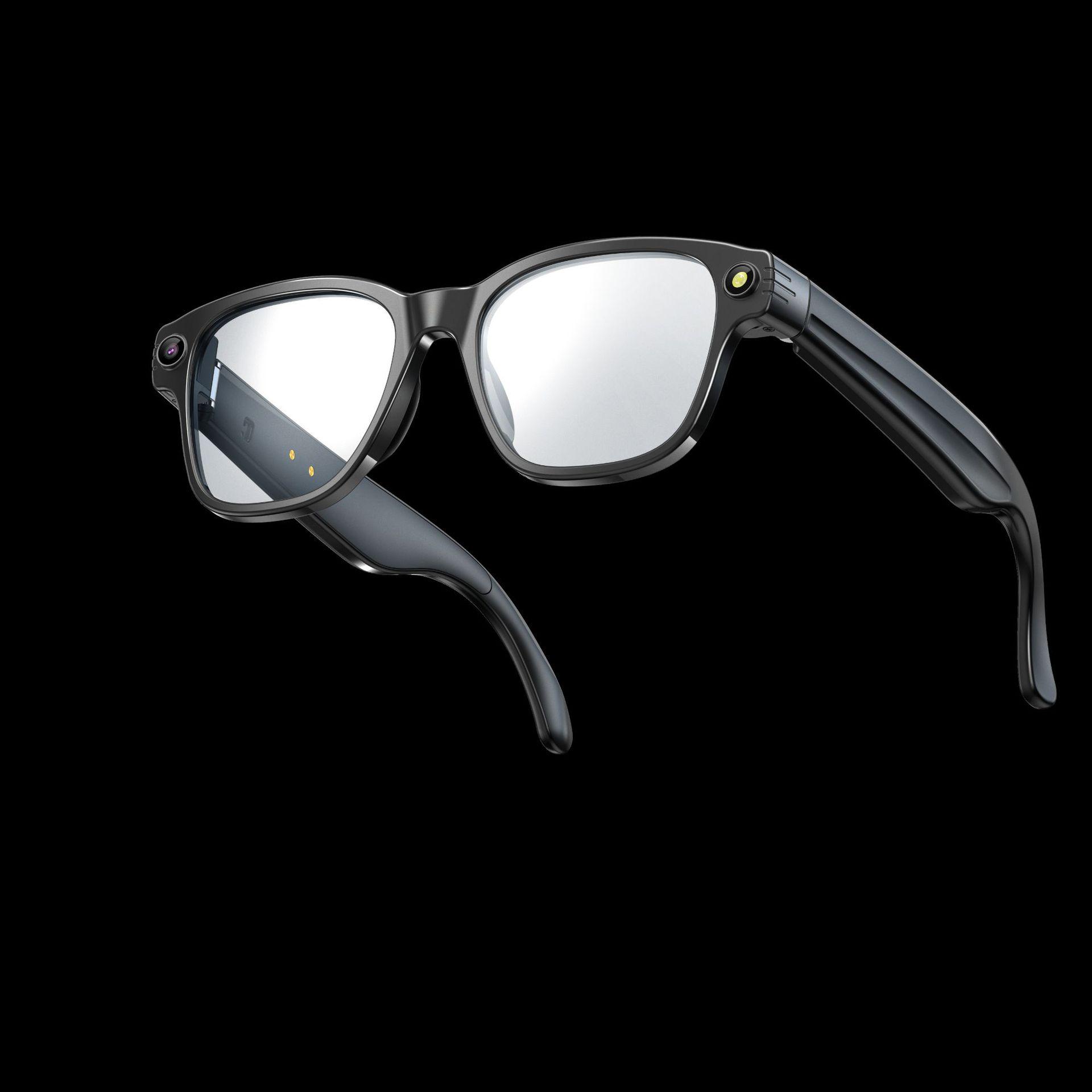 

LS01 Розумні окуляри: Камера ШІ HD, Переклад, Bluetooth-дзвінки, Музика, Розпізнавання голосу та зображень, Легкий, Тривалий час роботи акумулятора прозорий